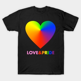 Love&Pride Heart and Logo T-Shirt